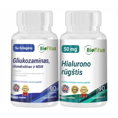 gliukozaminas chondroitino su nugaros skausmu