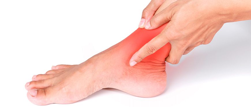 skausmas pėdos sąnario lenkimo